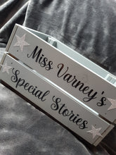 Load image into Gallery viewer, Teacher Personalised 'Double Star' Book Crate