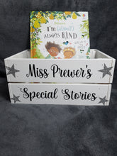 Load image into Gallery viewer, Teacher Personalised 'Double Star' Book Crate