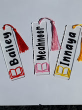 Load image into Gallery viewer, Personalised Bookmarks (class set up to 30)
