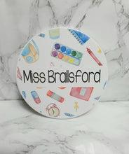 Load image into Gallery viewer, Teacher Supplies Coaster/Plaque
