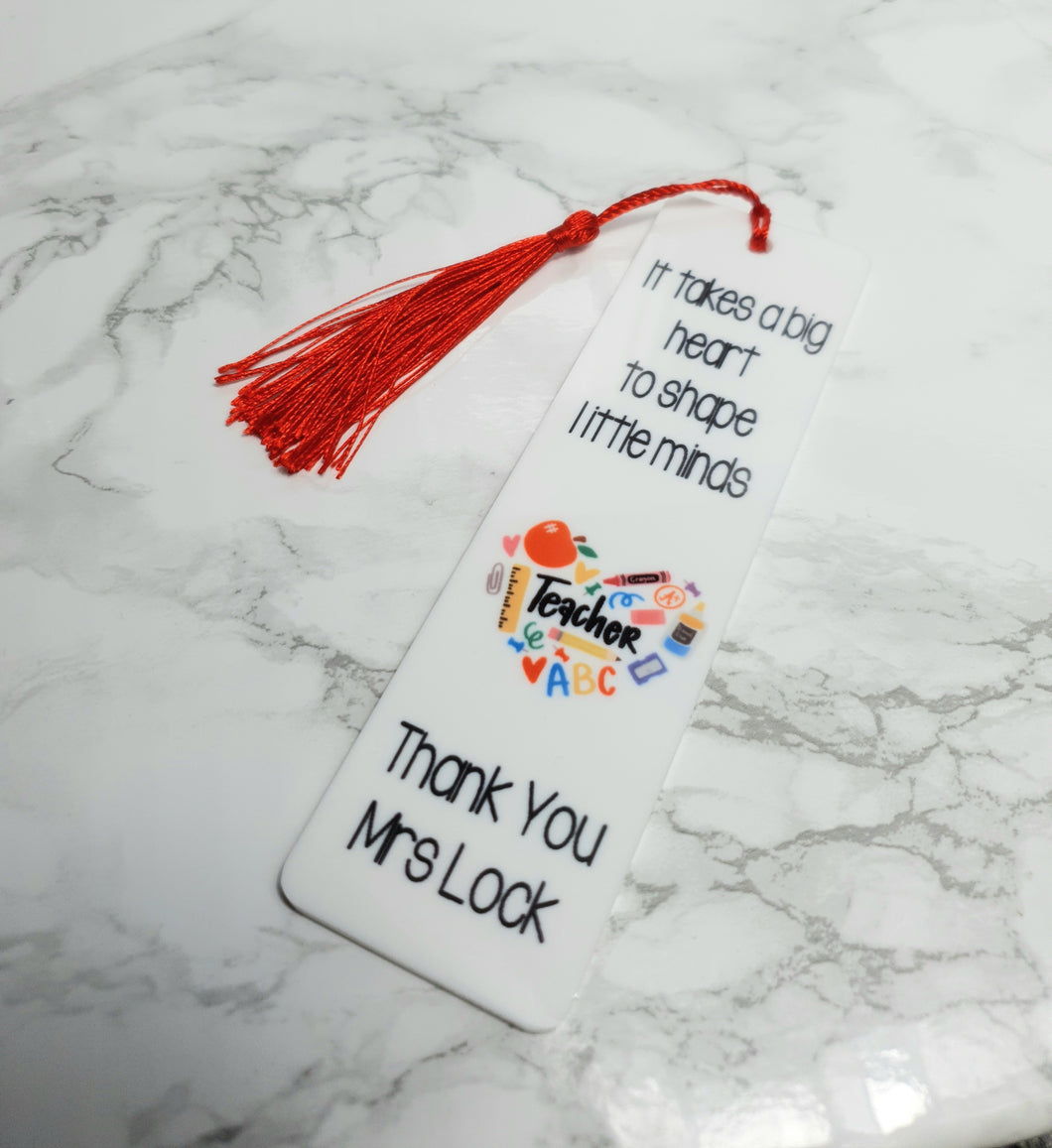 Thank You Heart Bookmark