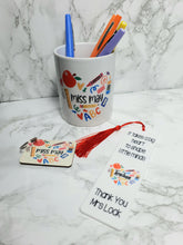 Load image into Gallery viewer, Teacher Heart Pen Pot

