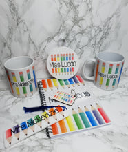 Load image into Gallery viewer, Multicoloured Pencil Bookmark
