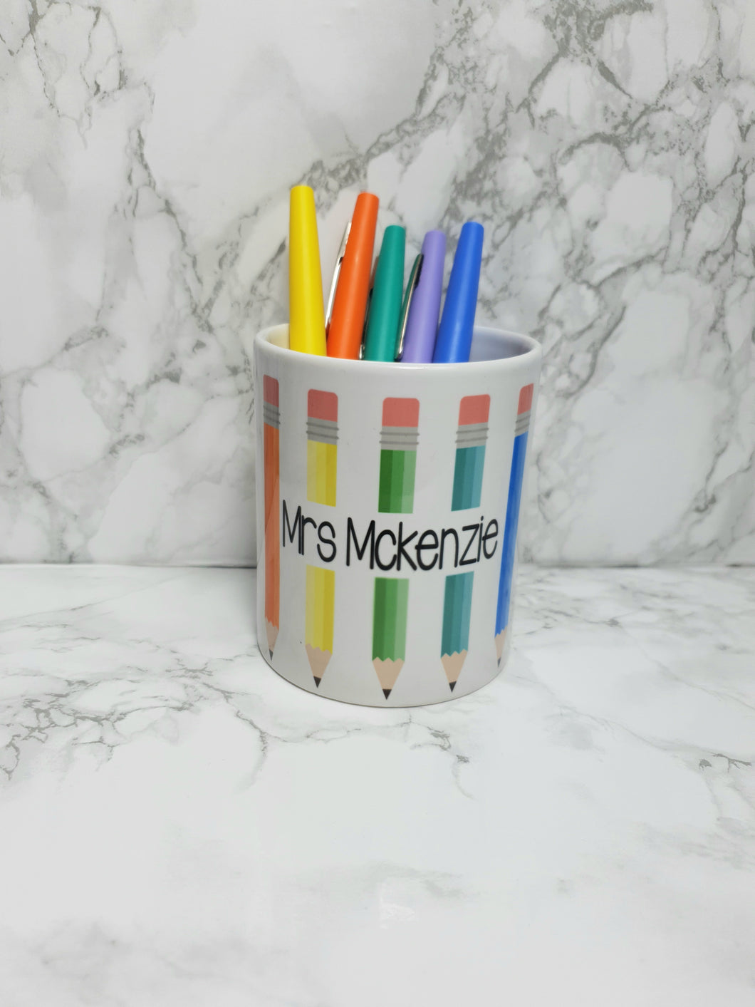 Multicoloured Pencil Pen Pot