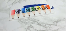 Load image into Gallery viewer, Multicoloured Pencil Bookmark

