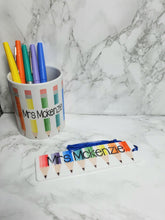 Load image into Gallery viewer, Multicoloured Pencil Bookmark
