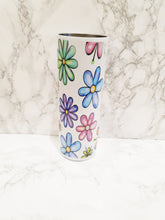 Load image into Gallery viewer, Bright Colour Floral design Tumbler
