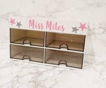 Load image into Gallery viewer, Personalised &#39;4 Draw&#39; Desk Tidy
