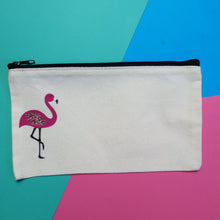 Load image into Gallery viewer, Personalised &#39;flamingo&#39; pencil case
