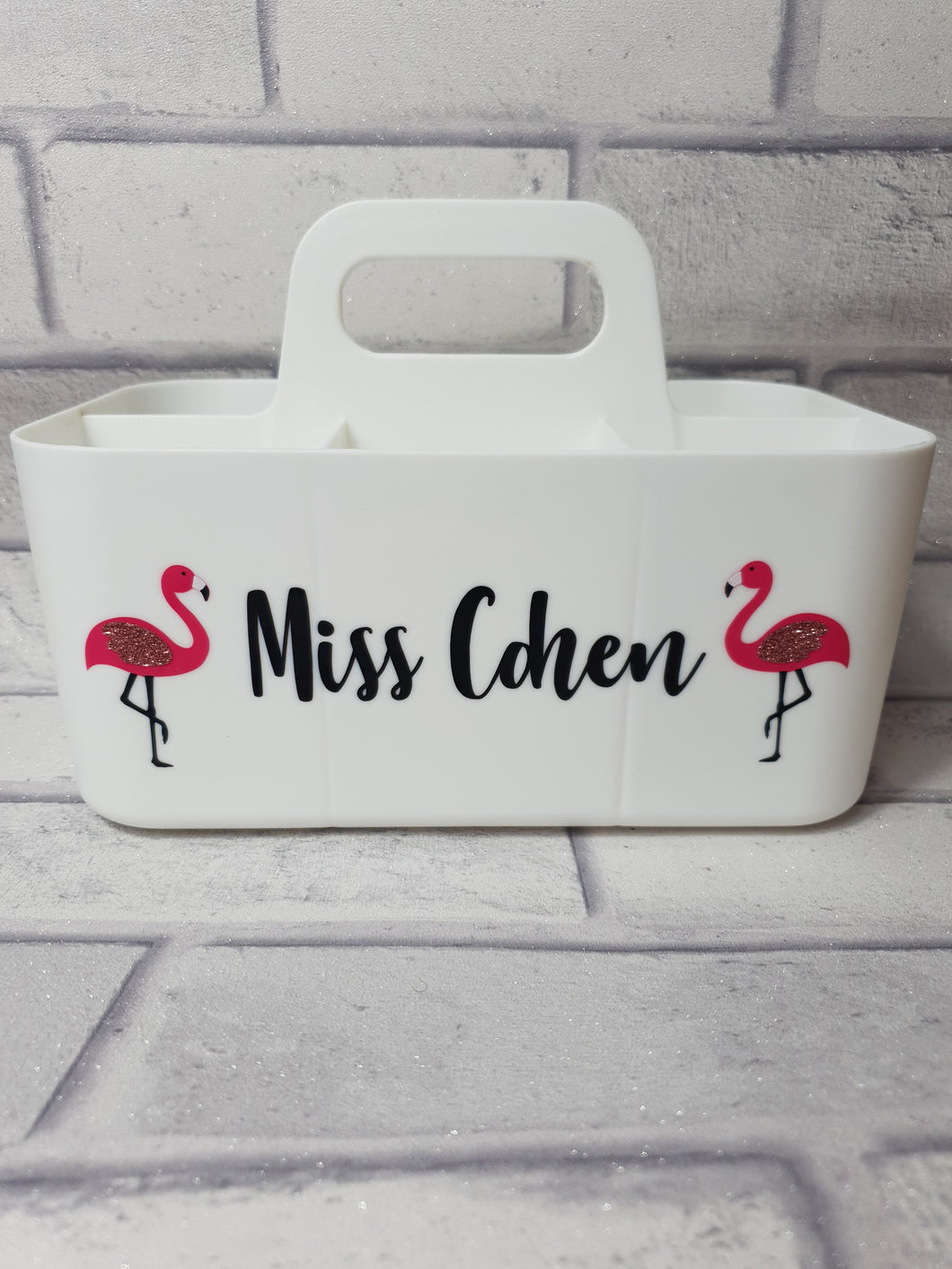 Personalised 'Flamingo' desk tidy