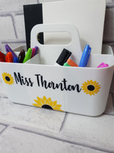 Load image into Gallery viewer, Personalised &#39;Sunflower&#39; desk tidy
