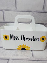 Load image into Gallery viewer, Personalised &#39;Sunflower&#39; desk tidy
