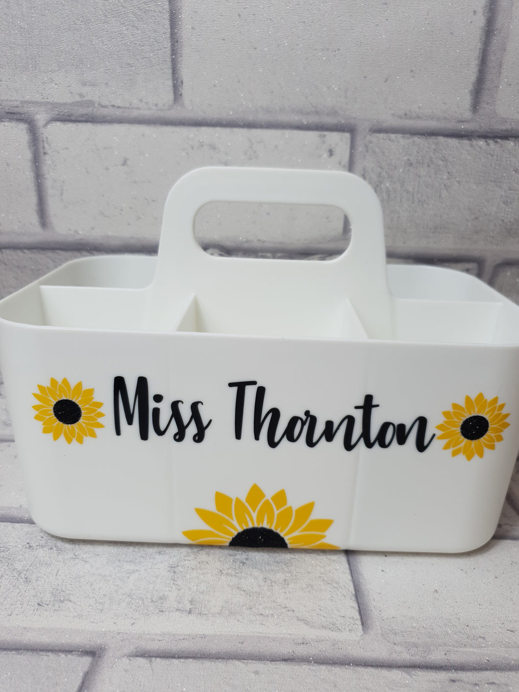 Personalised 'Sunflower' desk tidy
