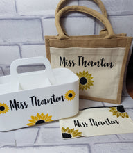 Load image into Gallery viewer, Personalised &#39;Sunflower&#39; desk tidy
