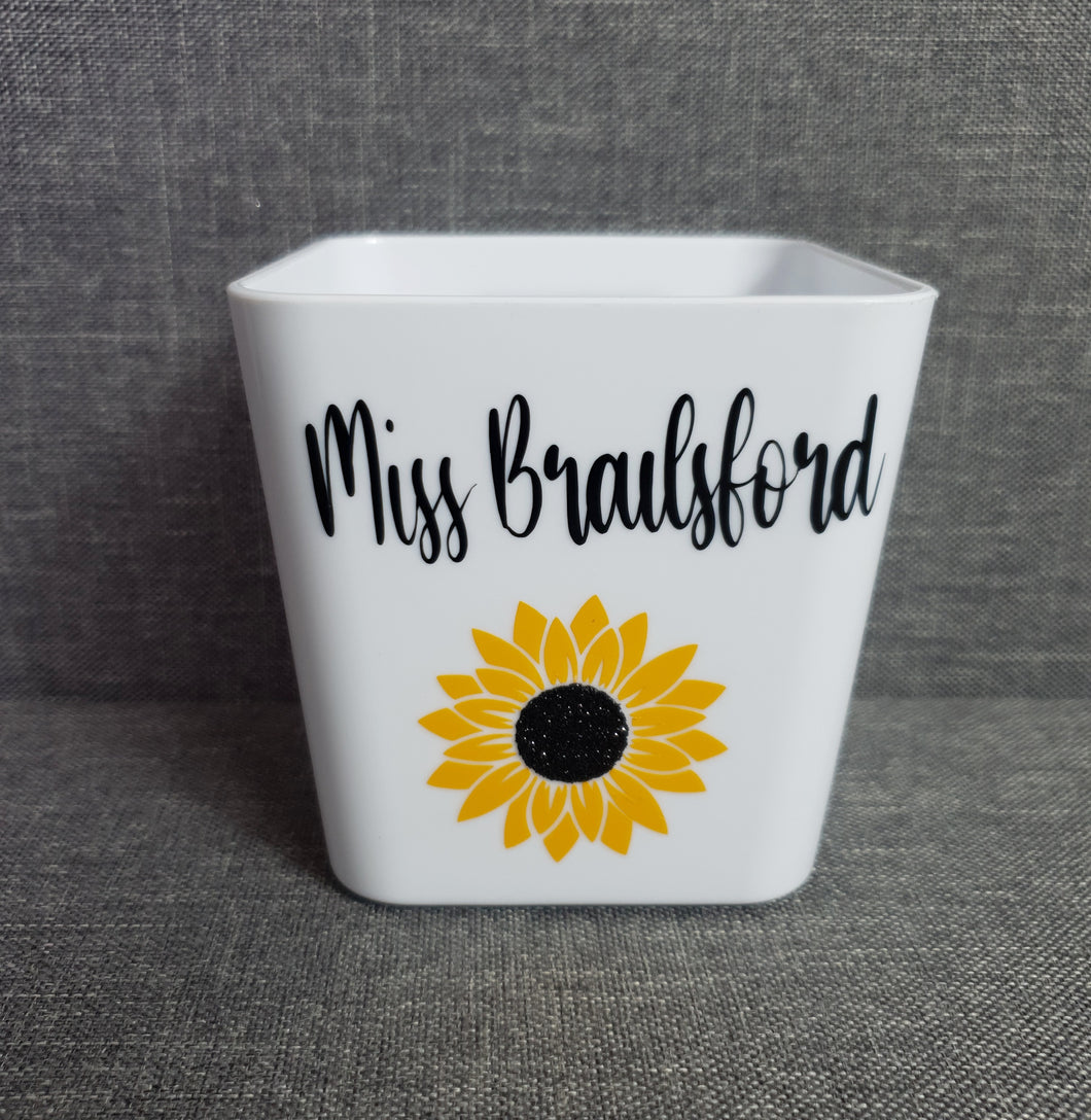 Personalised Flower Pen Pot