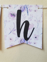 Load image into Gallery viewer, Purple Floral Bunting
