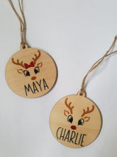 Load image into Gallery viewer, Reindeer tree decorations - without snow (class set)
