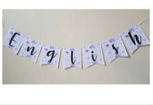Load image into Gallery viewer, Purple Floral Bunting
