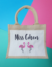 Load image into Gallery viewer, Personalised &#39;Flamingo&#39; Tote Bag
