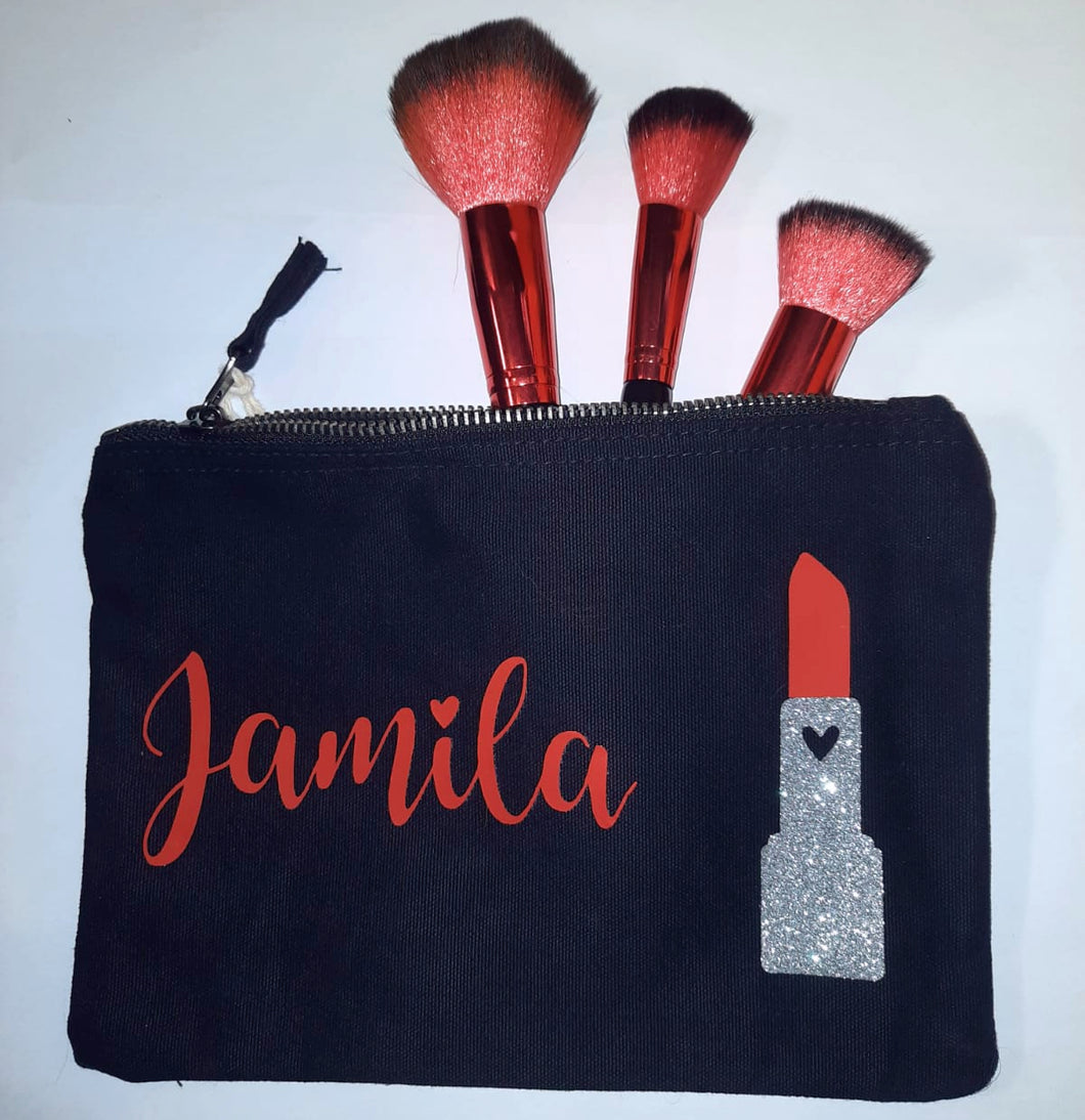 Lipstick cosmetic bag (single)